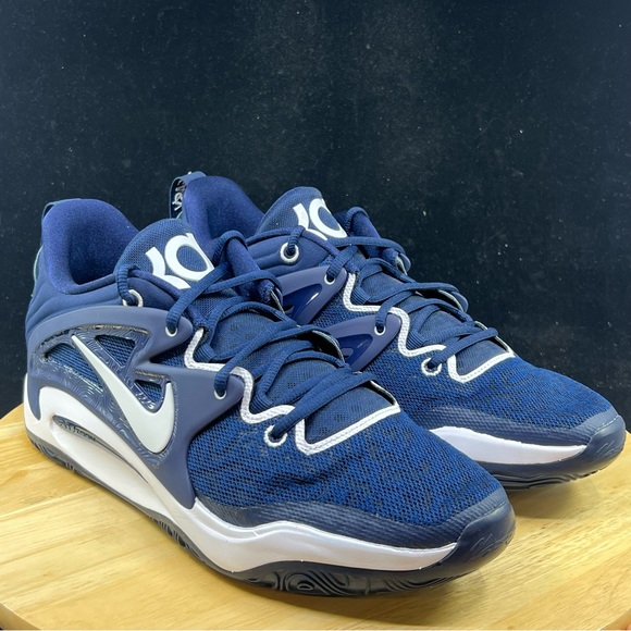 Nike KD 15 TB Midnight Navy Blue Basketball Shoes Mens Size 12.5 New DO9826-400 - Picture 4 of 10